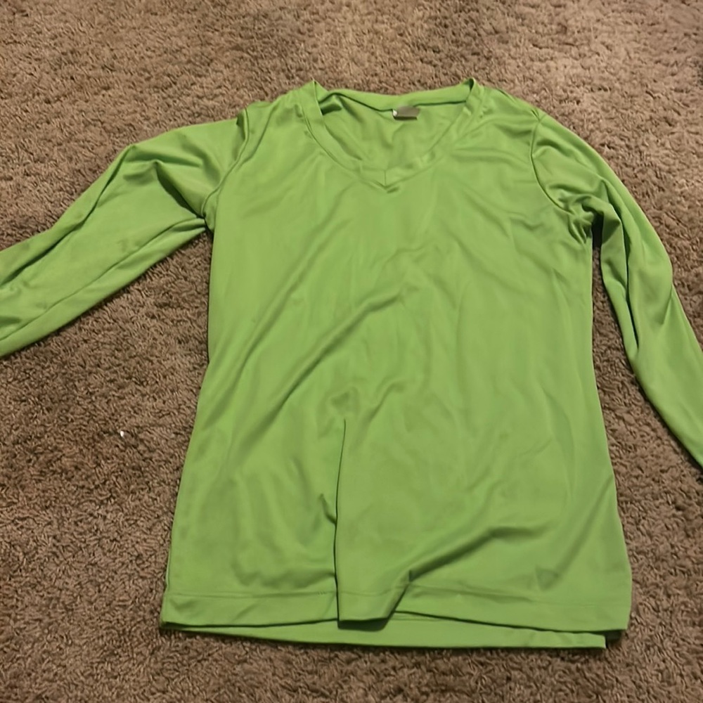 Dri-Fit Neon Green Long Sleeve